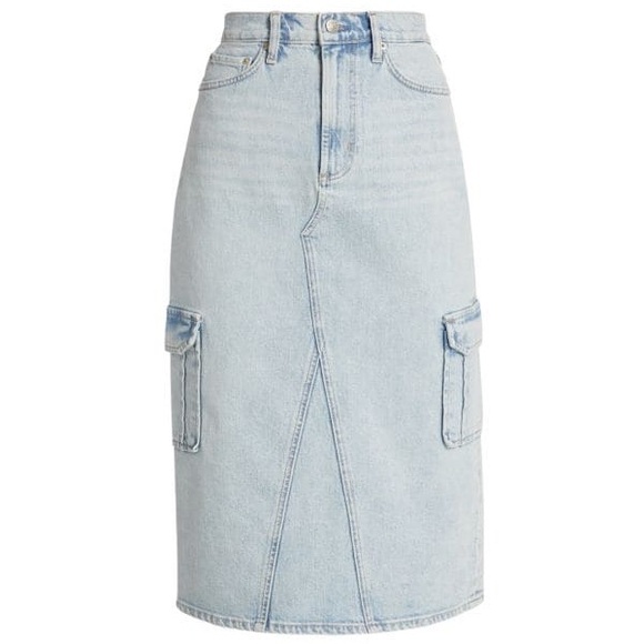 Rails Denim Midi-Skirt - Picture 2 of 12